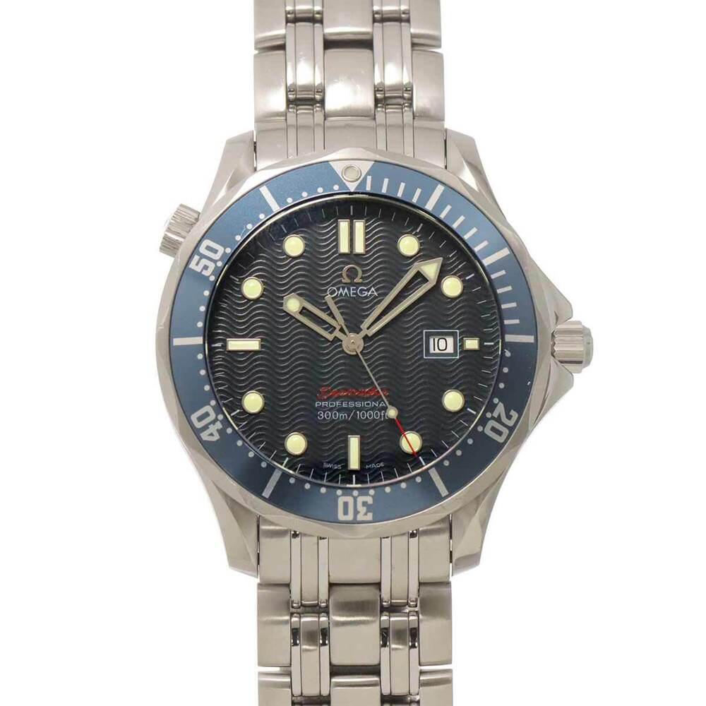 Omega Seamaster Professional 300 2221 80 Men's Watch, Date, Blue, Quartz